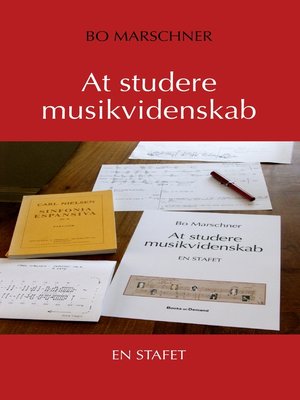 cover image of At studere musikvidenskab